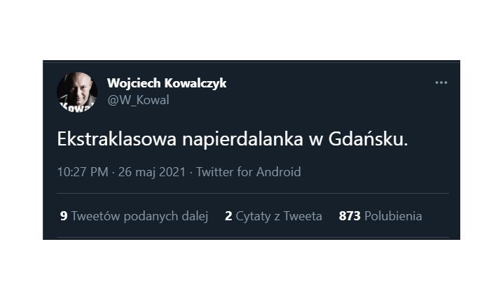 Tak Wojciech Kowalczyk podsumował finał Ligi Europy... :D